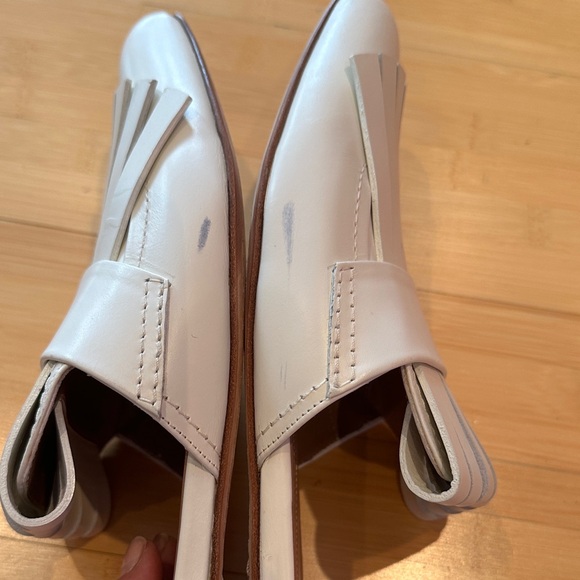 Marni White Fringe Mules - Picture 4 of 5